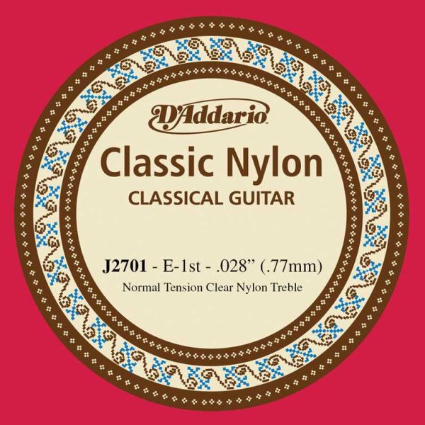 D'Addario J2701 Classical Отдельная 1-ая струна для классической гитары