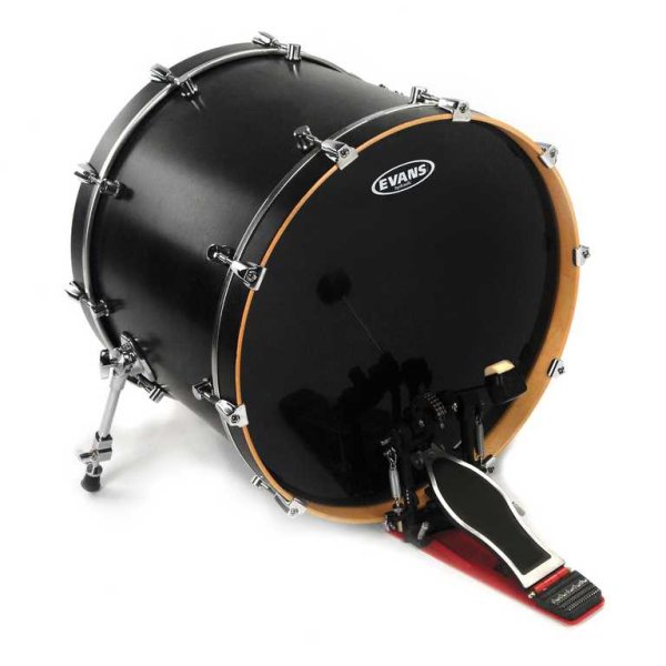 Evans BD22HBG Hydraulic Black Пластик для бас-барабана 22"