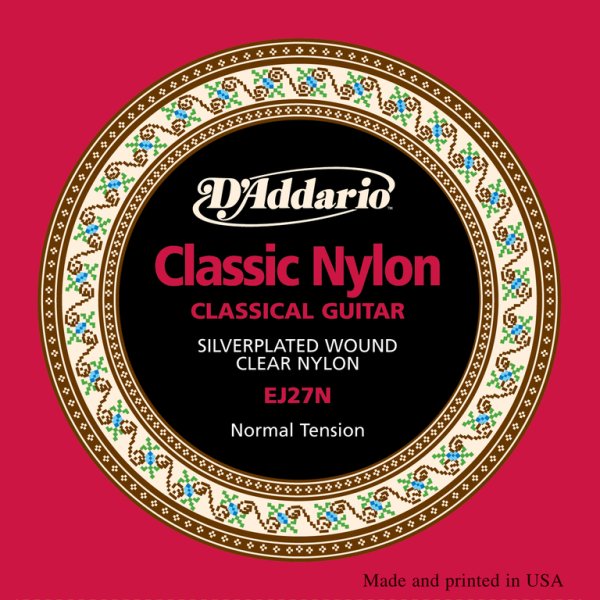 D'Addario EJ27N CLASSIC Струны для классической гитары нейлоновые Student Normal D`Addario