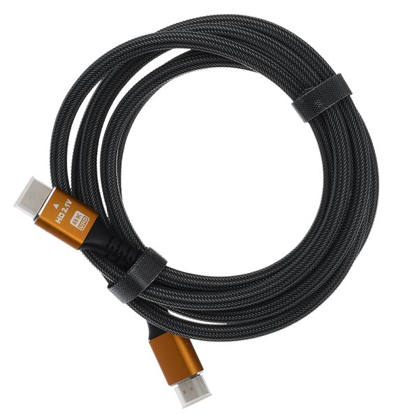 GoPower 00-00027311 Кабель Ultra High Speed HDMI (m)-HDMI (m) 2.0м нейлон ver.2.1 8K 60Hz