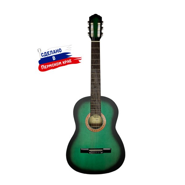 Кунгурская Акустика K-Green Гитара классическая