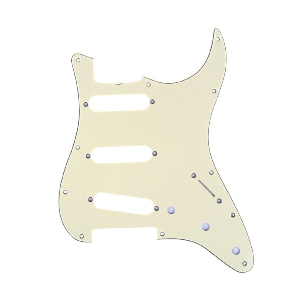 Musiclily MX1388CM Пикгард для гитары Fender Stratocaster SSS