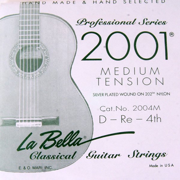 La Bella 2004M Отдельная 4-я струна для гитары посеребреная La Bella