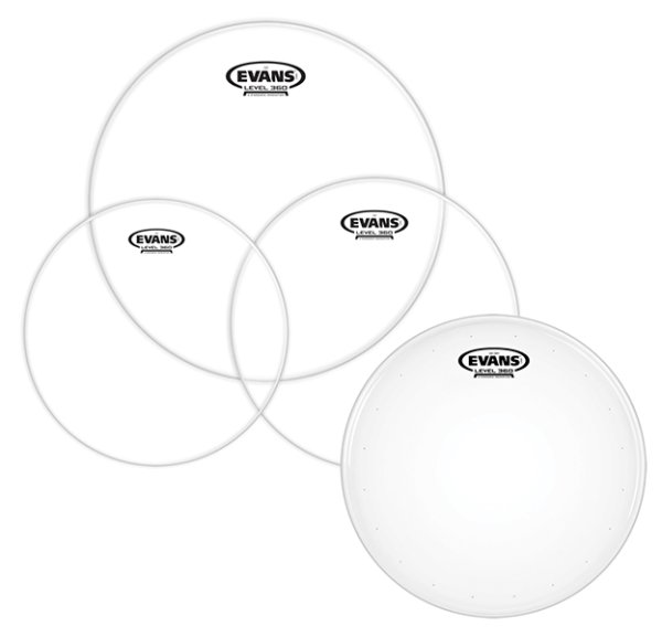 Evans EPP-G2HDD-R G2 Clear Rock Набор пластиков для малого и том барабана (10