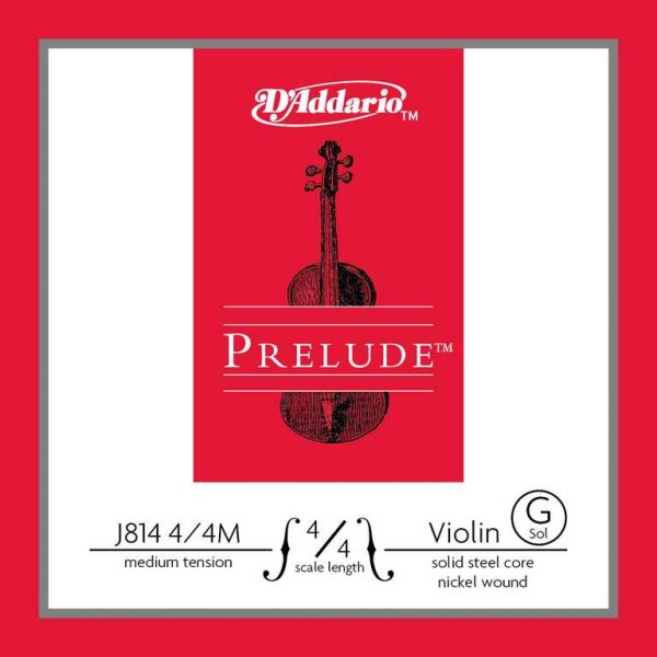 D'Addario J814-4/4M Prelude Отдельная струна G (Соль) для скрипок размером 4/4