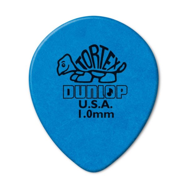 Dunlop 413R1.00 Tortex Teardrop Медиаторы 72шт