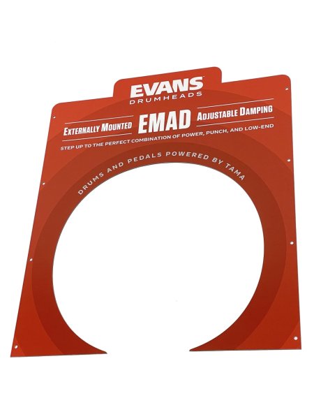 Evans EVDH-GRFX Напольный дисплей для демонстрации пластиков бас-барабана