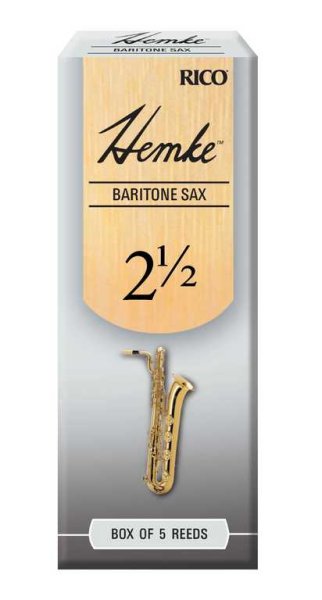 D'Addario Woodwinds Rico RHKP5BSX250 Hemke Трости для саксофона баритон D'Addario Woodwinds Rico RHKP5BSX250 Hemke Трости для саксофона баритон