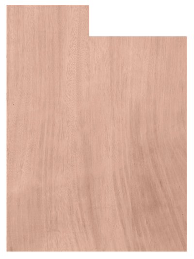 Sunsmile GB-Mahogany-1 Заготовка корпуса электрогитары