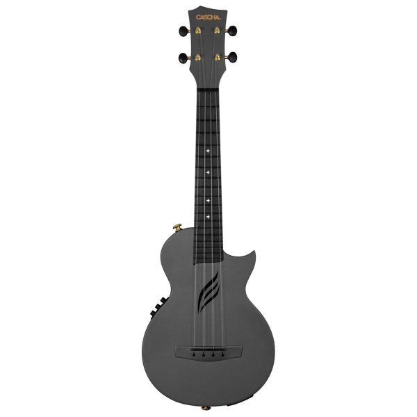 Cascha HH-2258E Carbon Fibre Укулеле концертный со звуксонимателем