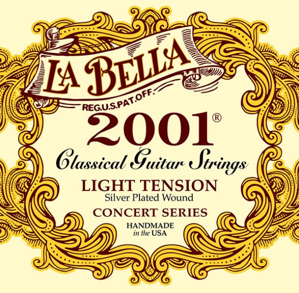 La Bella 2001L Light Комплект струн для классической гитары