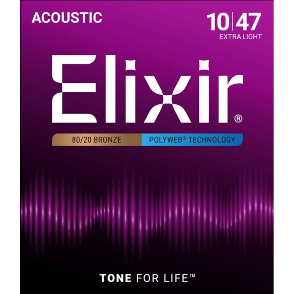 Elixir 11000 POLYWEB Комплект струн для акустической гитары