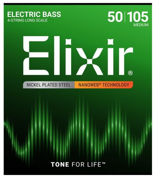 Elixir 14102 NANOWEB Комплект струн для бас-гитары