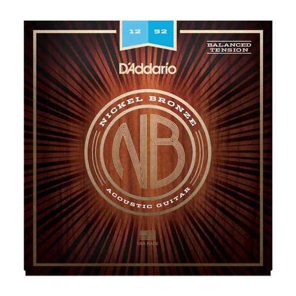 D'Addario NB1252BT Nickel Bronze Комплект струн для акустической гитары