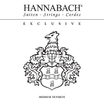 Hannabach EXCLMT Exclusive Black Комплект струн для классической гитары