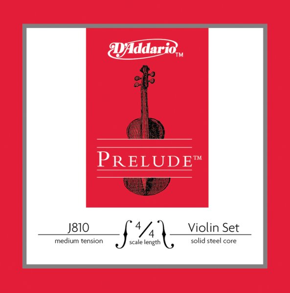 D'Addario J810-4/4M PRELUDE Комплект струн для скрипки D`Addario