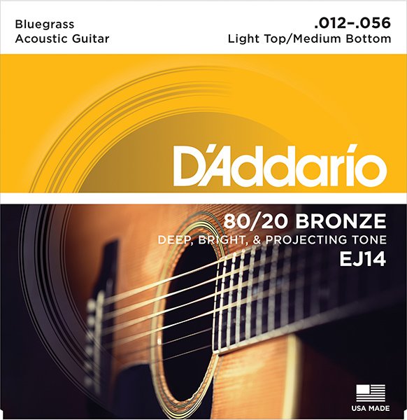 D'Addario EJ14 Bronze 80/20 Струны для акустической гитары