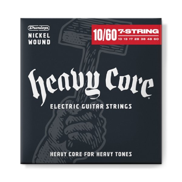 Dunlop DHCN1060-7 Heavy Core Комплект струн для 7-струнной электрогитары
