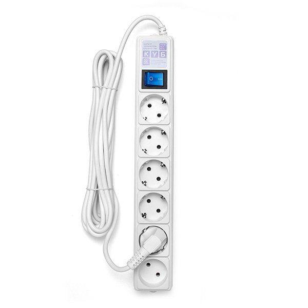 Power Cube SPG(5+1)-16B-5М PowerCube Фильтр-удлинитель 5м 16А/3