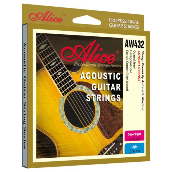 Alice AW432-SL Комплект струн для акустической гитары