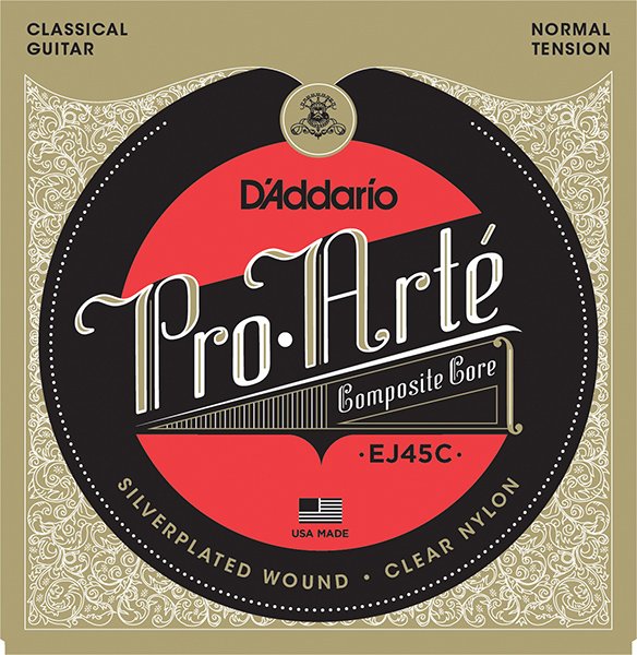 D'Addario EJ45C COMPOSITE PRO ARTE Струны для классической гитары нейлоновые/композитные Normal D`Addario