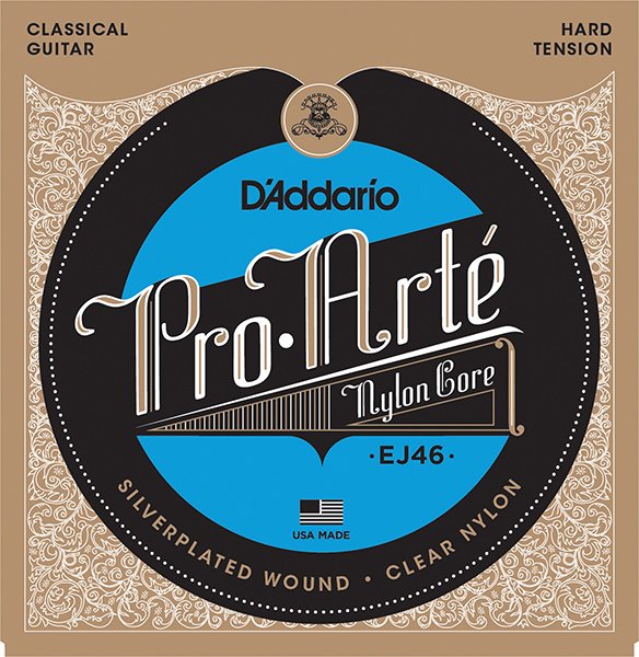 D'Addario EJ46 PRO ARTE Струны для классической гитары нейлоновые Hard D`Addario