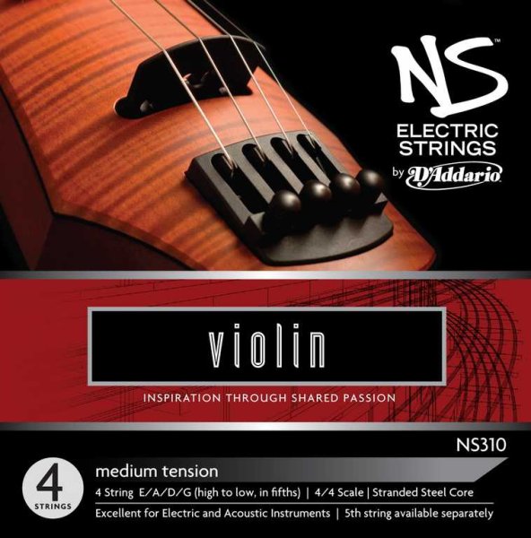 D'Addario NS310 NS Electric Комплект струн для электроскрипки размером 4/4