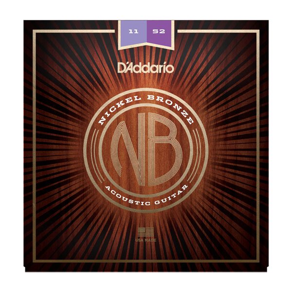 D'Addario NB1152 Nickel Bronze Комплект струн для акустической гитары