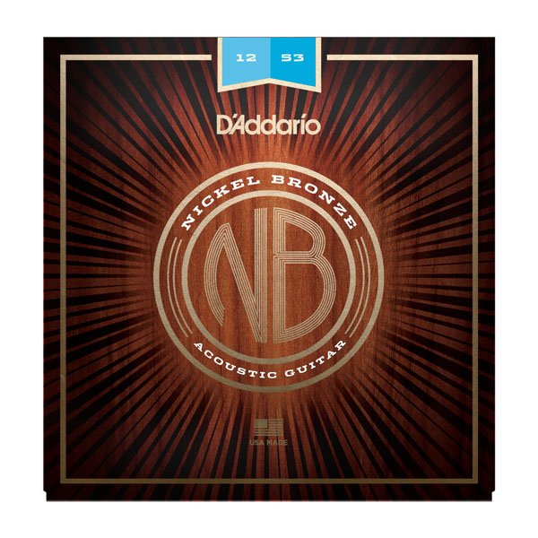 D'Addario NB1253 Nickel Bronze Комплект струн для акустической гитары