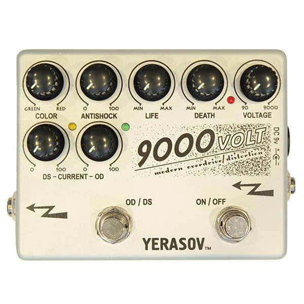 Yerasov 9000-Volt Modern Overdrive/Distortion Педаль эффектов