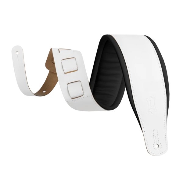 Levy's M26PD-WHT-BLK Amped Leather Series Ремень для гитары