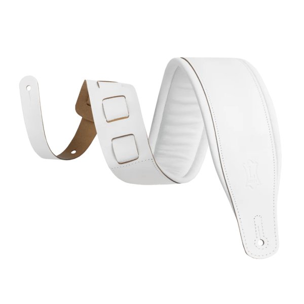 Levy's M26PD-WHT-WHT Amped Leather Series Ремень для гитары