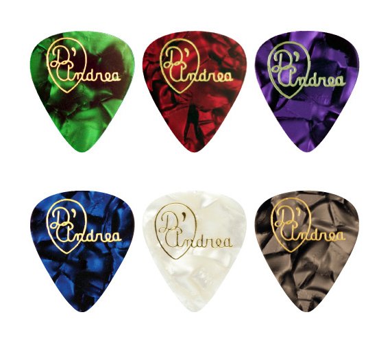 D'Andrea TDC351-046TH Designer Celluloid Медиаторы