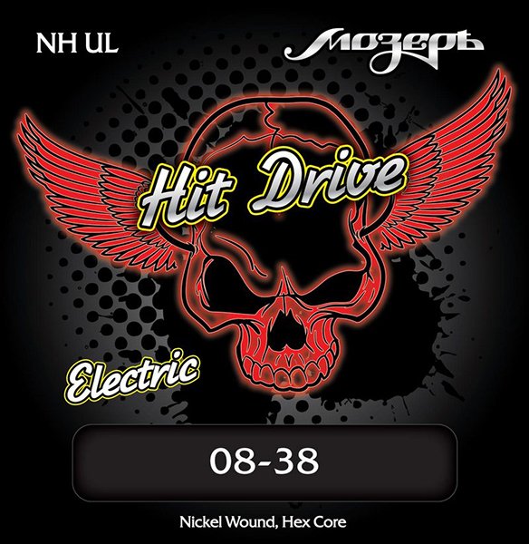Мозеръ NH-UL Hit Drive Ultra Light Комплект струн для электрогитары