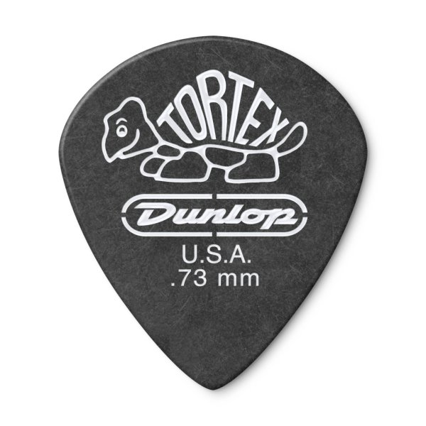 Dunlop 482P.73 Tortex Pitch Black Jazz III Медиаторы 12шт