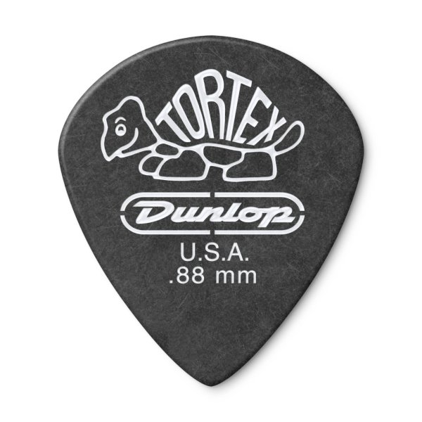 Dunlop 482P.88 Tortex Pitch Black Jazz III Медиаторы 12шт
