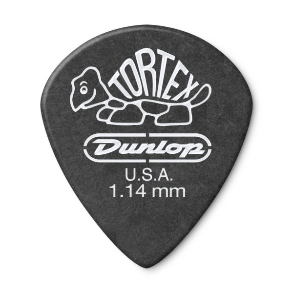 Dunlop 482P1.14 Tortex Pitch Black Jazz III Медиаторы 12шт