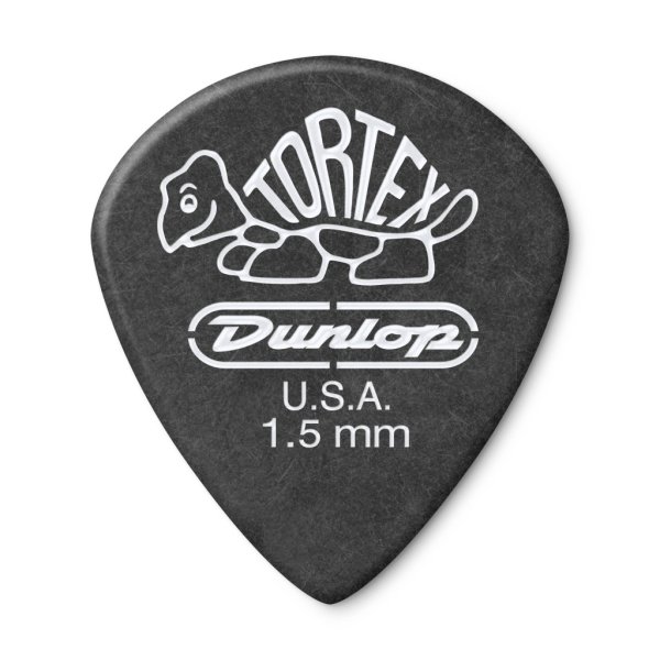 Dunlop 482P1.50 Tortex Pitch Black Jazz III Медиаторы 12шт