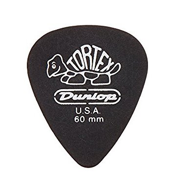 Dunlop 488P.60 Tortex Pitch Black Standard Медиаторы 12шт