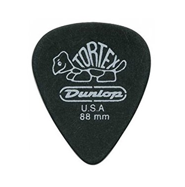 Dunlop 488P.88 Tortex Pitch Black Standard Медиаторы 12шт