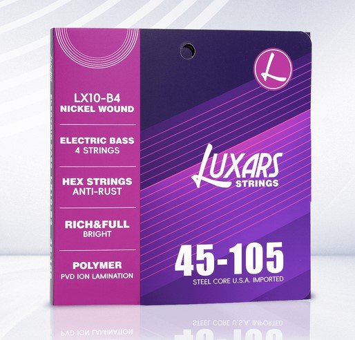 Luxars LX10-B4 Комплект струн для бас-гитары
