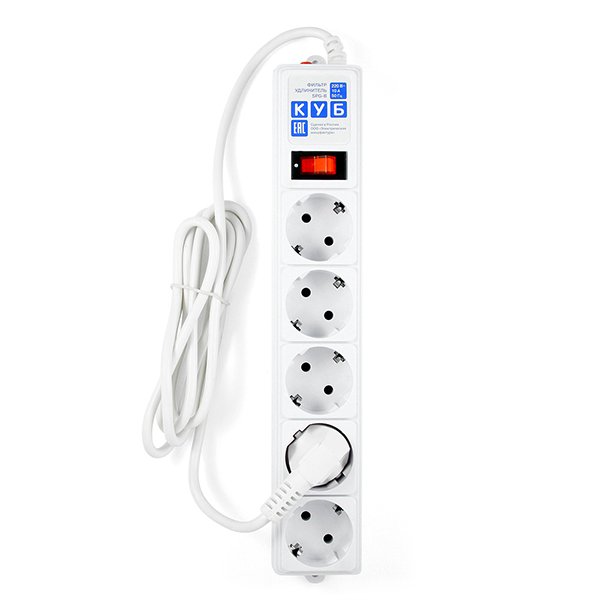 Power Cube SPG-B-6-WHITE PowerCube Фильтр-удлинитель 1.9м 10А/2