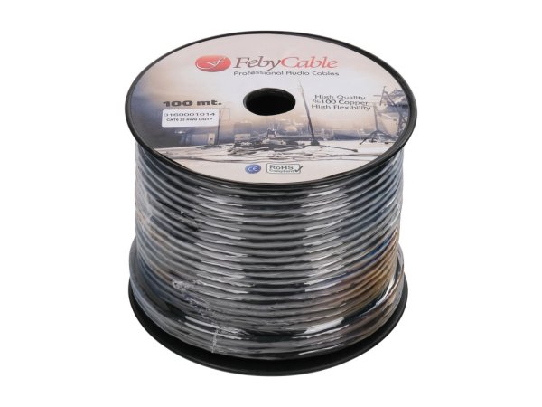 Feby Cable CAT6UBK-100 Кабель витая пара цифровой CAT6U/UTP