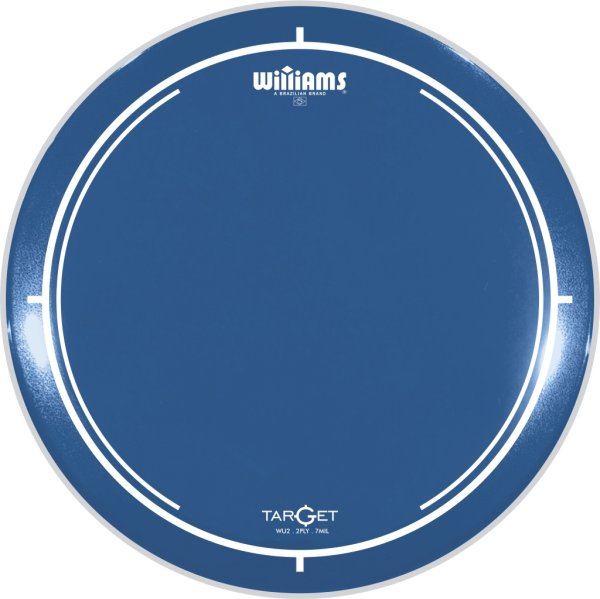 Williams WU2-7MIL-20 Target Series Blue Пластик для бас-барабана 20"