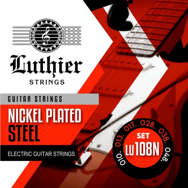 Luthier LU-108N Комплект струн для электрогитары