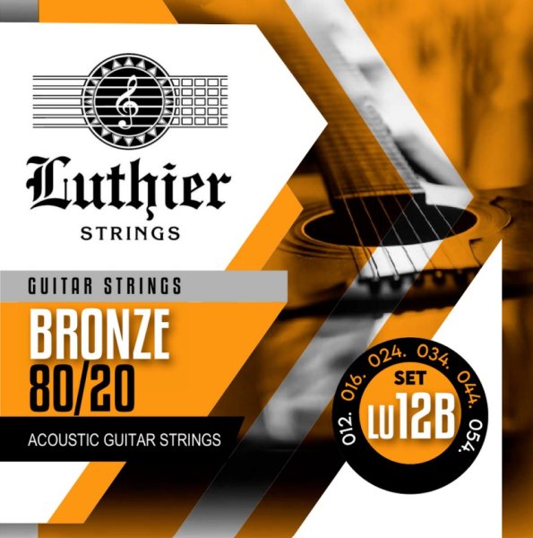 Luthier LU-12B Комплект струн для акустической гитары
