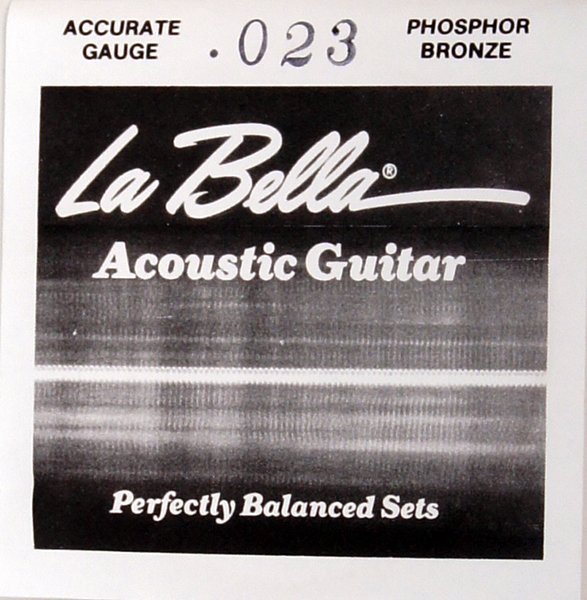 La Bella PW023 Отдельная струна для акустической гитары