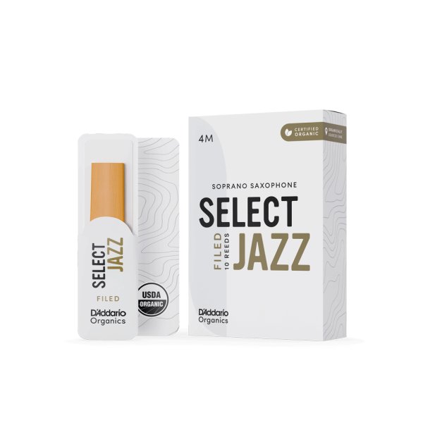 D'Addario ORSF10SSX4M Organic Select Jazz Filed Трости для саксофона сопрано