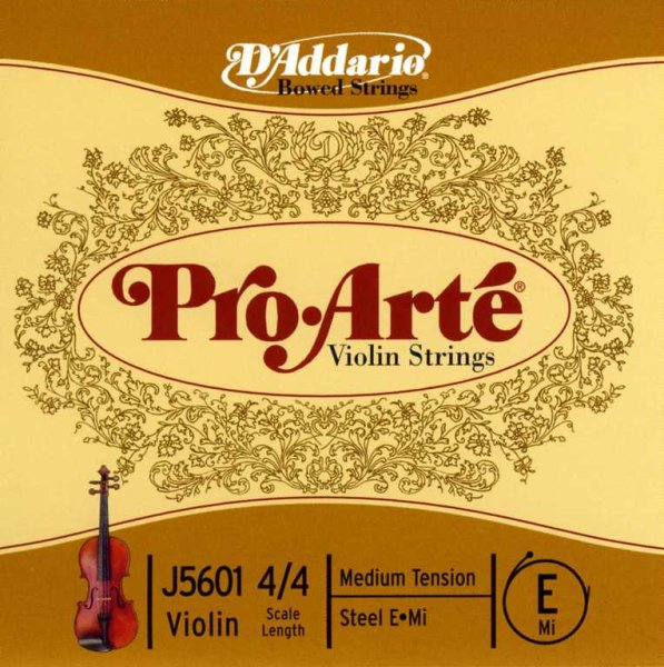 D'Addario J5601-4/4M Pro-Arte Отельная струна E/Ми для скрипки размером 4/4