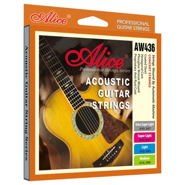 Alice AW436P-SL Комплект струн для акустической гитары
